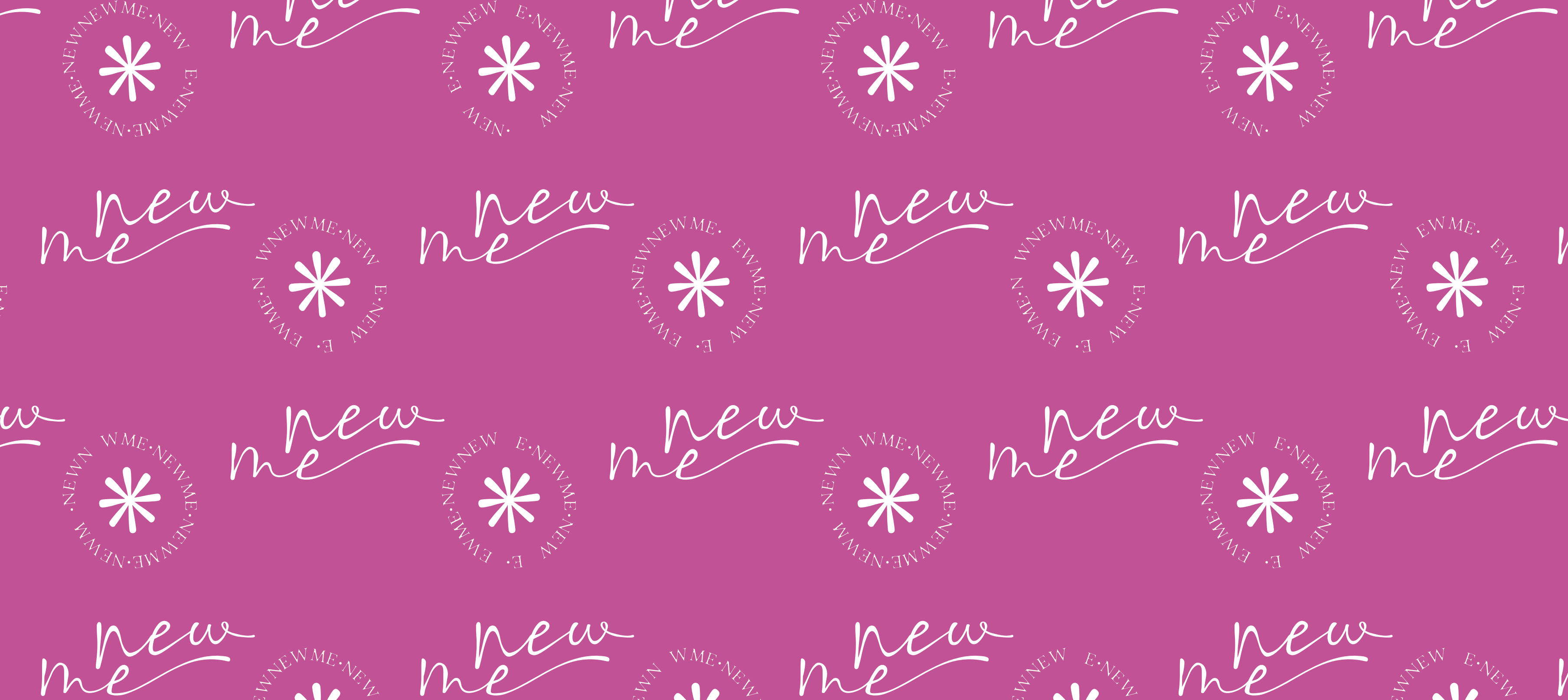 NEW ME brand pattern