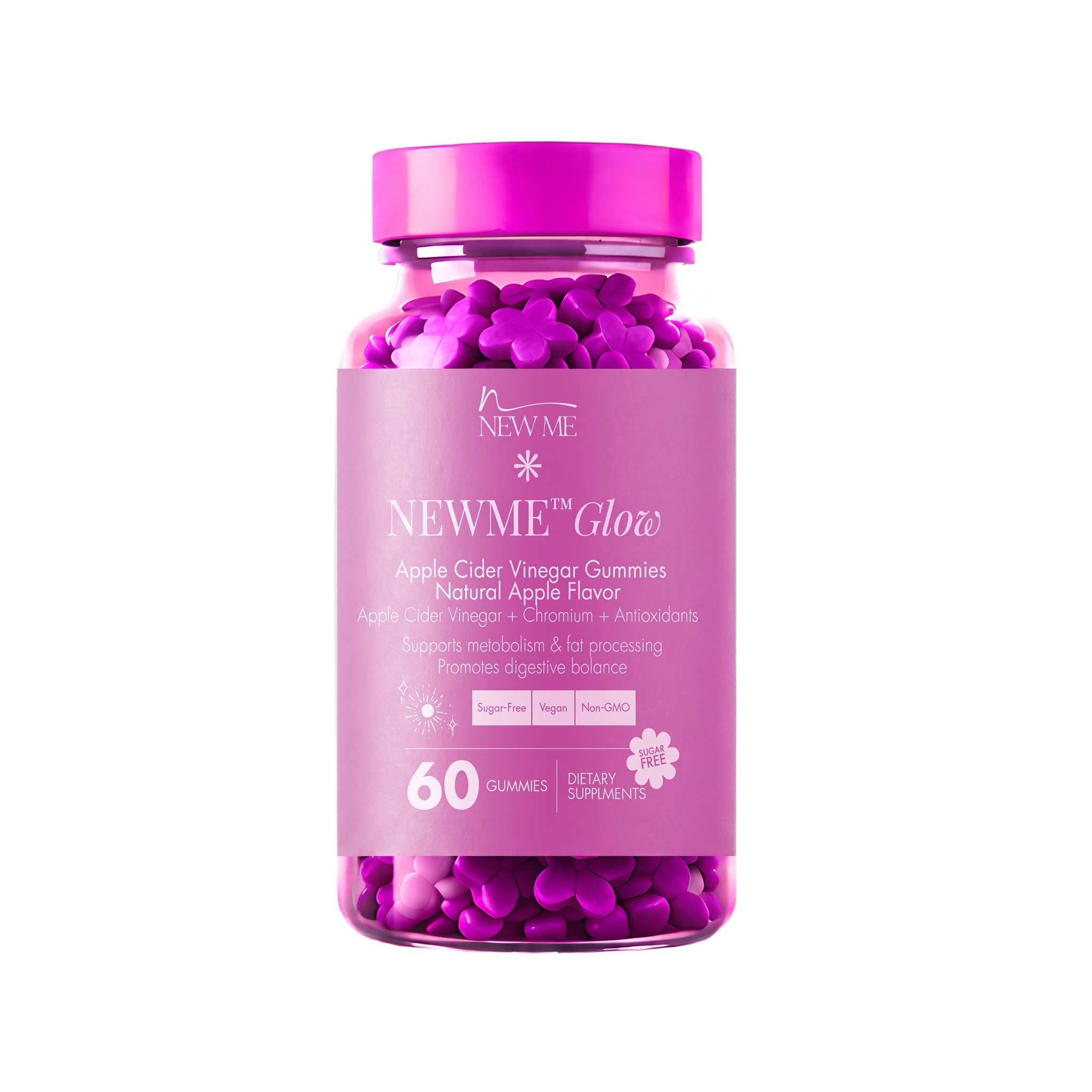 NEW ME Glow closed bottle