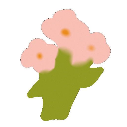 NEW ME flower icon success